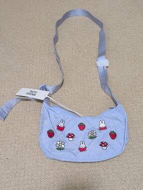 Brand New BAGGU Miffy Small Nylon Crescent Bag